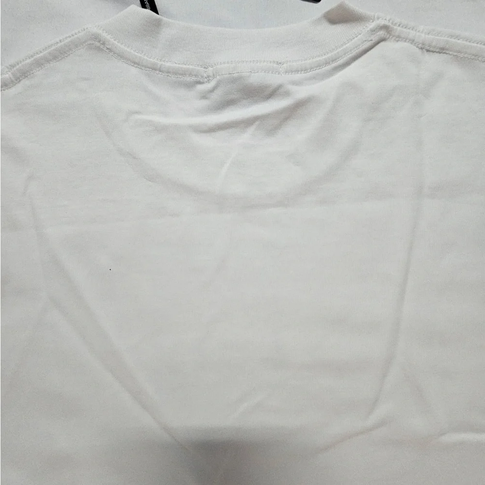 Dolce & Gabbana Black and White Logo Tee - Picture 6 of 8